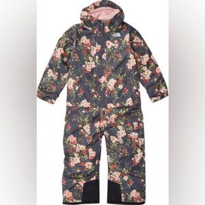 The North Face Insulated Jumpsuit in VANADIS GREY-FLORAL Size 2T
